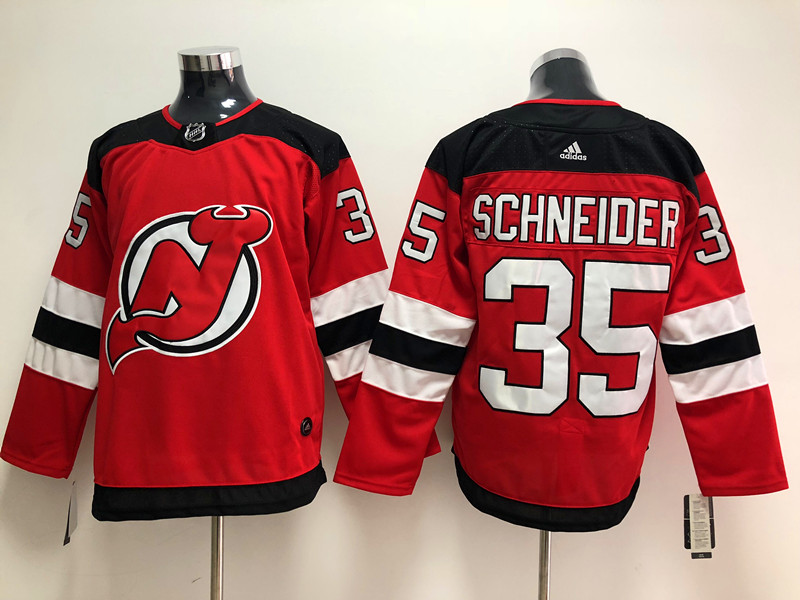 Men's New Jersey Devils Cory Schneider #35 Red Jersey